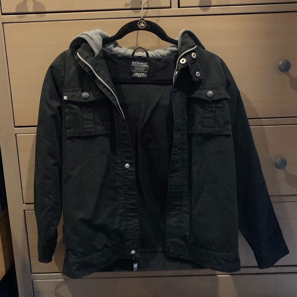 Black DC jean jacket